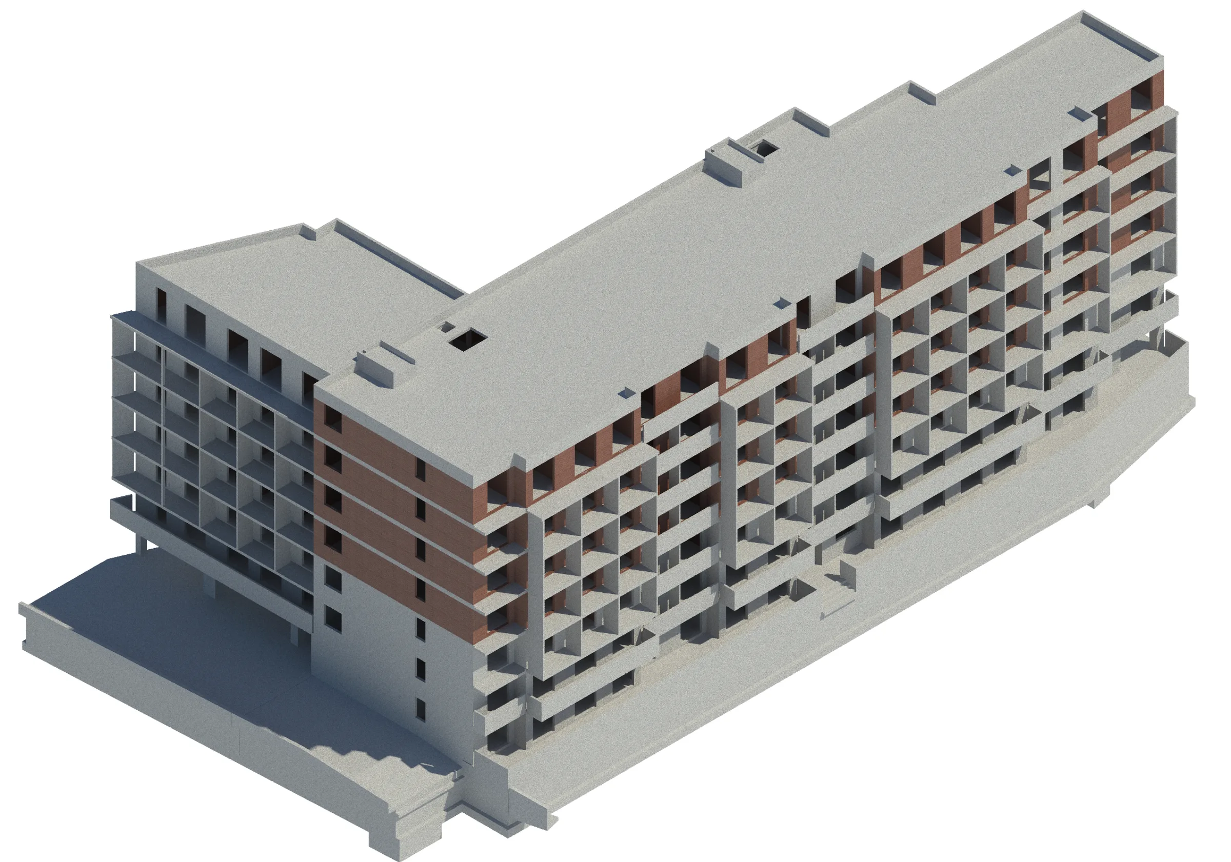 Bagry - model BIM, ujęcie 1